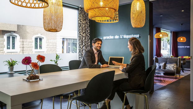 Sala de estar do lobby