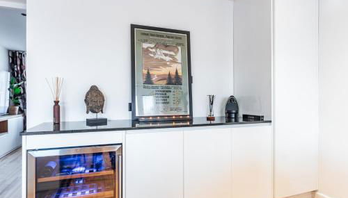 Appartement à Metz 2 chambres séparées, luxe, design, confort premium, 80 m2, parking inclus, proche gare SNCF - Foto 4, minibar