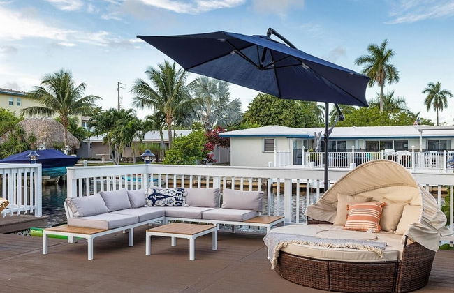 Fort Lauderdale 4Bd Villa Waterfront Dock Pool - Foto 5