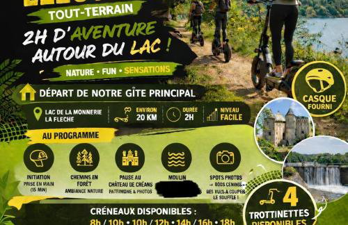 Cottage piscine intérieure31degrés ZOO LA FLECHE24H du Mans - Photo 33