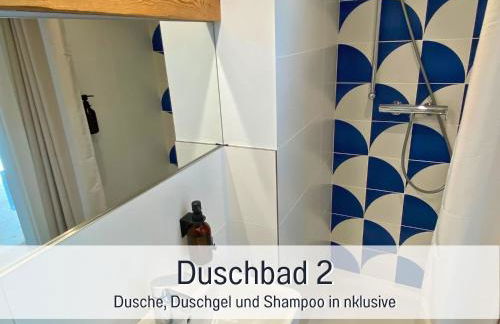 Landloft Linum - Ausgebaute Scheune mit Aussicht, Naturpool, Kamin, Sauna, Luxusausbau, handverlesene MidCentury Möbel & Kunst - Photo 17