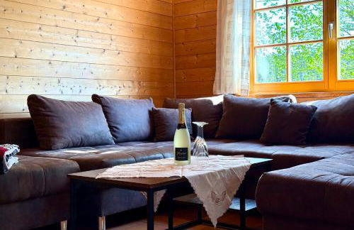 Holz-Ferienhaus Oberbrändi: Kachelofen, Sauna, WLAN, am Wald - Foto 25
