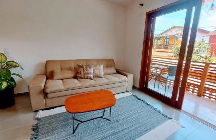 Algodão - Novo Flat com Piscina, 50mts da praia, churrasqueira privativa, ar con, wi-fi, netflix, garagem - Foto 16