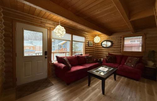 Talkeetna Log Cabin with Hot Tub Unit 2 - Foto 14