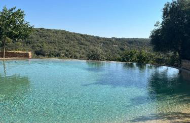 Villa 10 P piscine lagon avec vue époustouflante proche Uzès - Foto 15
