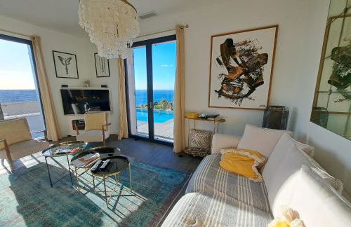 Casa lunga, 8 pax, clim, vue mer, piscine - Foto 6