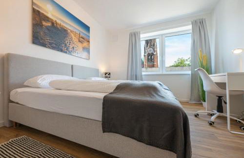 Captain's Nest - Stilvoll und modern, zentral in Hafennähe, inkl 2 Parkmöglichkeiten, 4 Schlafbereiche, 2 WCs, Arbeitsplatz, kleiner Balkon - Foto 10