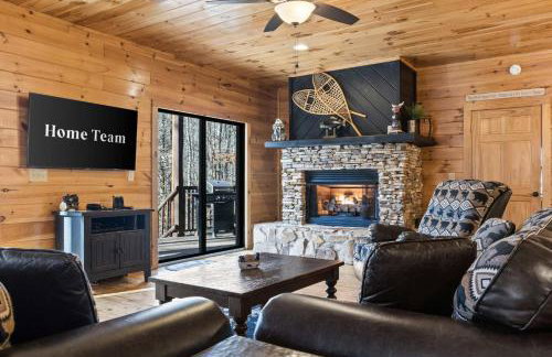 Cozy Cabin Game Room Fire Pit Grill Spa - Foto 12
