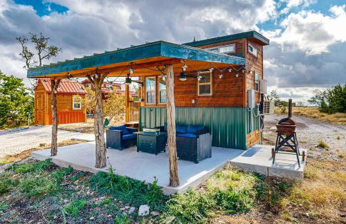 Modern Tiny House in Hill Country with Covered Patio - Foto 11