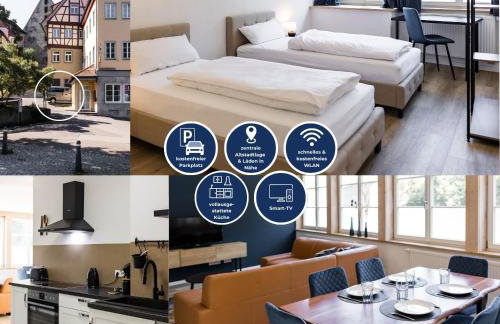 3 BR Altstadtwohnung mit Parkplatz, tolle Lage in Schwäbisch Hall, bis 8 Personen - Foto 22