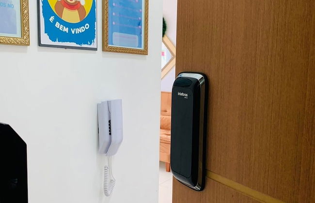 Lindo apto com piscina em Praia Grande - Foto 16