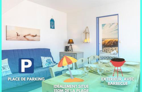 La Dune - 100m plage - Parking - Terrasse & BBQ - Foto 1