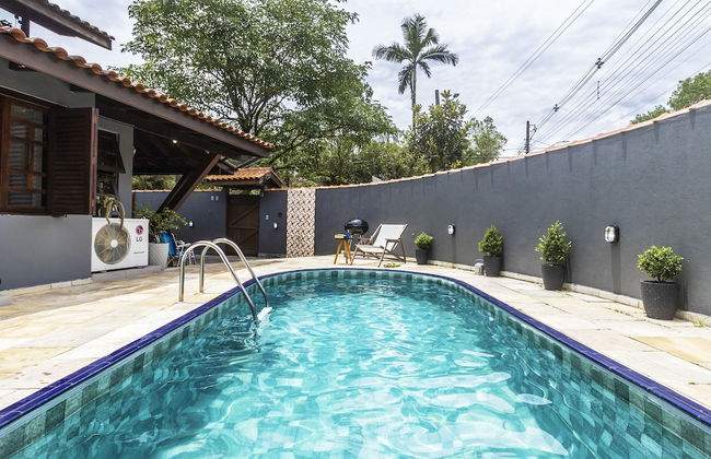 Casa Charmosa com Piscina - Barra do Una - Foto 34