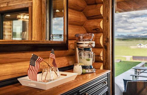 Luxe Teton View Log Cabin Hot Tub Large Groups - Foto 16