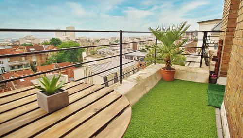 Studio calme et agreable avec terrasse belle vue proche du metro Paris20 - Foto 3