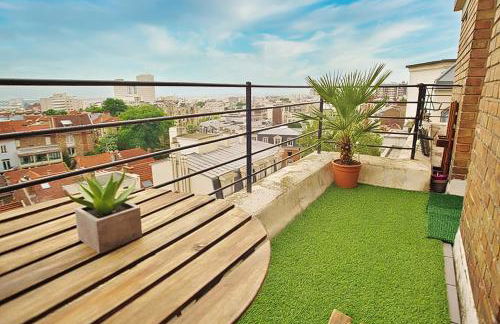 Studio calme et agreable avec terrasse belle vue proche du metro Paris20 - Foto 3