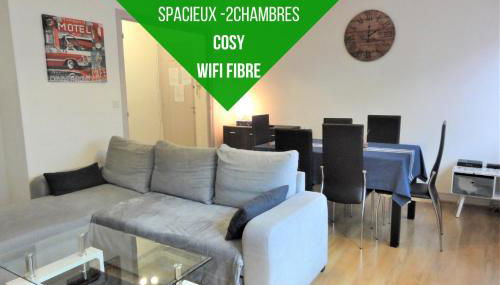 Le Voltaire -2 chambres- 70m2- HYPERCENTRE-Parking-WIFI FIBRE- Nouvelle literie - Photo 1