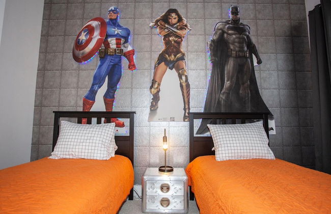 4 BR 4 BA Villa 5min Disneyworld 1804ft BBQ - Foto 14