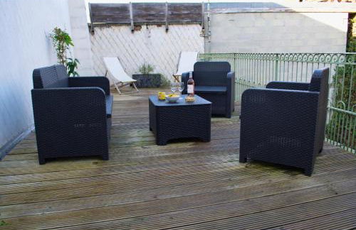 Le Charme D'Antan - Terrasse - Balcon - Hypercentre Evreux - Foto 20