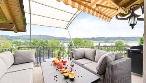 SeePanorama-Deluxe-Sauna-Massage-Garten-Tranpolin-Tischkicker-Tropical-BBQ-Parken - Foto 1