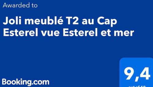 Joli meublé T2 au Cap Esterel vue Esterel et mer - Foto 3