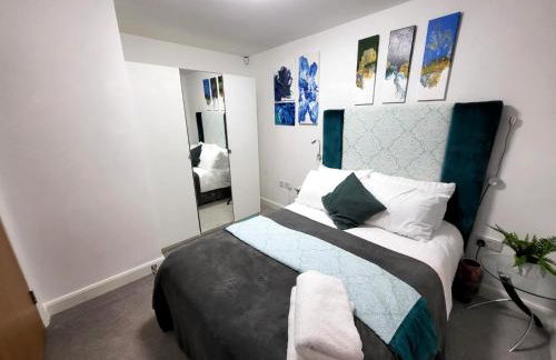 Sidemersey Livings - Relaxing Central Tailored Apartment with Free Parking, French Balcony - Foto 25
