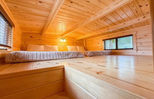 SaunaHaus - Log Cabin plus Private Sauna by the Brook - Foto 15