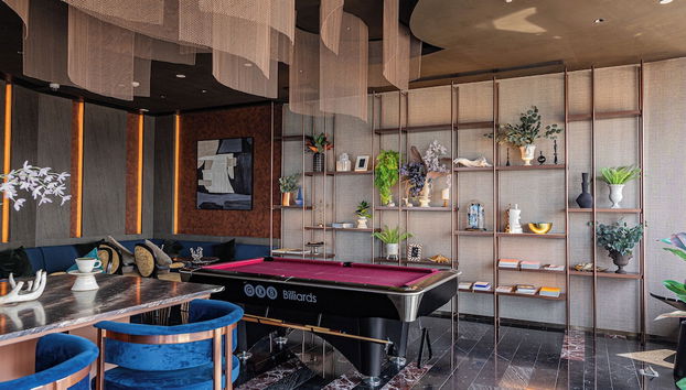 Coin salon dans le hall