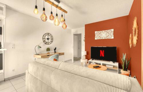 Le Montaigne - Climatisation, Parking Privé, Tramway et Airbus - Photo 14