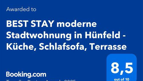 BEST STAY moderne Stadtwohnungen in Hünfeld - Küche, Schlafsofa, Terrasse oder Balkon WLAN Smart TV - Photo 2