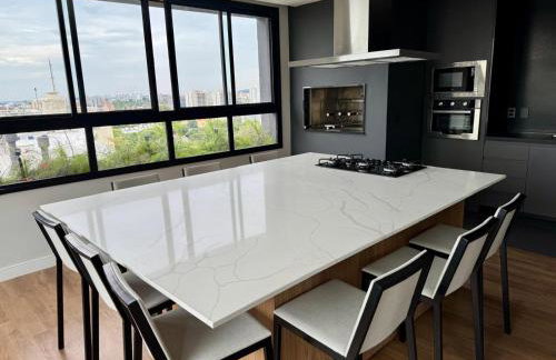 New Go Carlos Gomes Apartamento com Suíte e Linda Piscina no Rooftop 24h - Foto 33