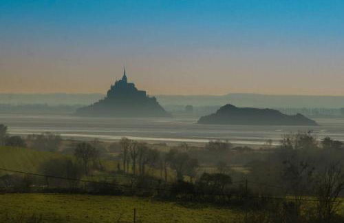 Vue Mt-St-Michel, Élégance, calme et baby-foot Bonzini - Foto 33