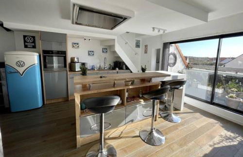 DUPLEX AVEC JACUZZI vue imprenable sur la baie de Wissant - Foto 7