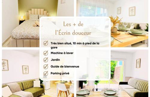 L'Ecrin Douceur - Parking privée & Proche gare - Foto 2