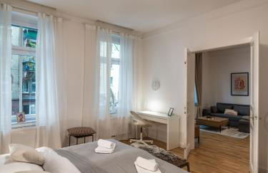 Hochwertige Altbauwohnung im modernen Stil in Wiesbaden - Küche - Terrasse - WLAN - Zentral - Foto 19