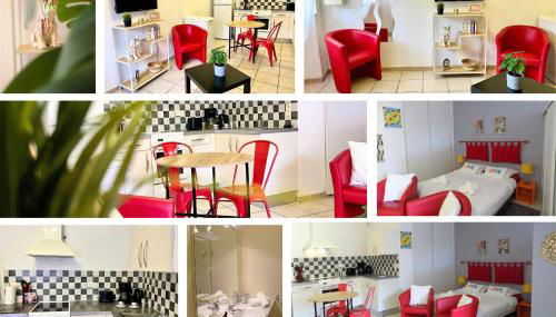 Studio Revy 4 - Confort et équipé - Centre ville - Foto 5, towels, stove, Shower, storage, heating, toaster