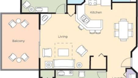 Bonnet Creek 2 Bedroom Deluxe - Foto 5