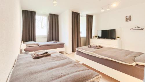 Home4Now DOR01 Monteursunterkunft in Dormagen I 3 Schlafzimmer für 6 Personen I Küche I SmartTV I WiFi - Foto 3