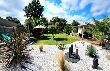 Villa de charme avec piscine privée et clim 8 pers près du lac de Parentis - Foto 10