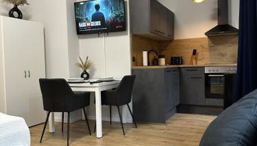 Ferienwohnung Lorenz mit kostenlosem Parkplatz Boxspringbett Küche - Foto 5