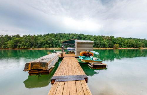 Dog Welcome Lakefront Cabin Sleep 13 Fire Pit Private Dock - Foto 4