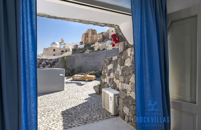 Rock Villas - Emporio | Pool, Jacuzzi, Castle View - Foto 65
