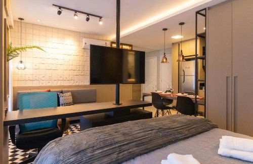 Luxuoso Apto Em Frente Ao Shopping Curitiba - Piscina, Academia e Sauna - Foto 27