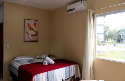 Flat 3 com cama queen e ar-condicionado, perto do Parque da cidade - Foto 9