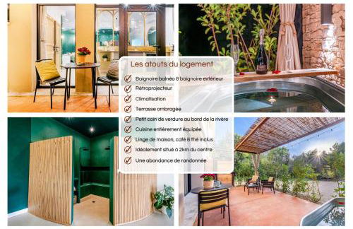 ÉROS - Loft entier avec Balnéo & Rétroprojecteur - Foto 5