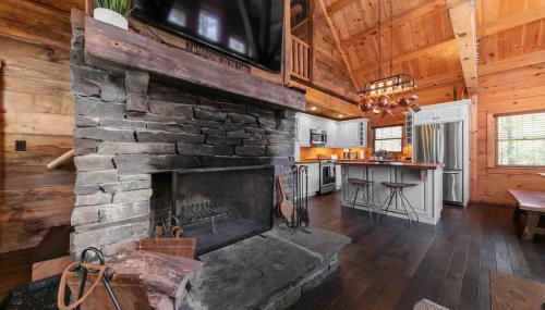 Cozy Log Cabin with Hot Tub 10 Min to Hunter Mtn - Foto 2