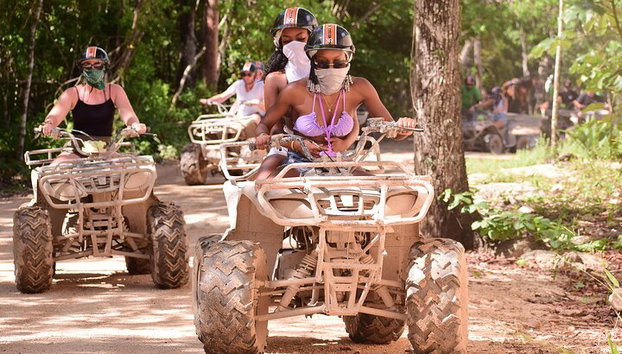 Playa del Carmen Maya Día de la Adrenalina ATV Tirolesa y Cenote - Foto 3
