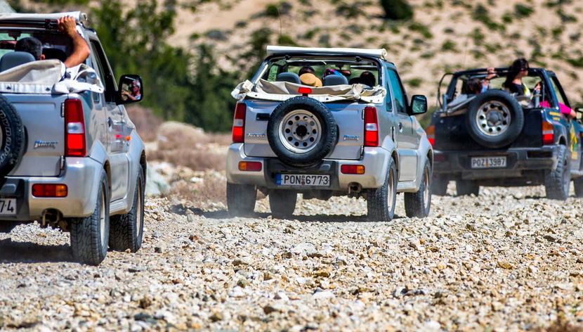Balade en 4x4 à Rodhes