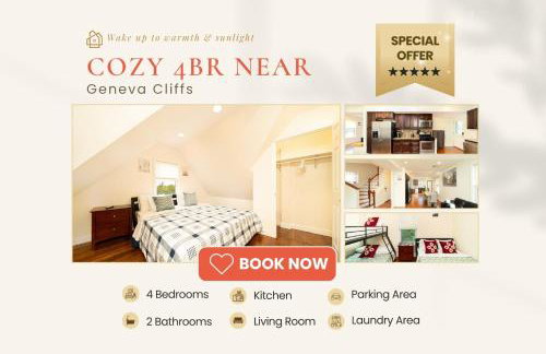 988 - 2 4BR Boston Cozy Getaway near Geneva Cliffs - Foto 50