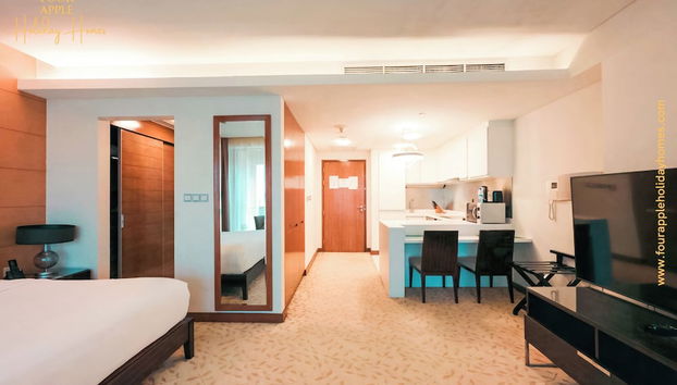 Studio with Thrilling Burj Khalifa View - Foto 5, Habitación